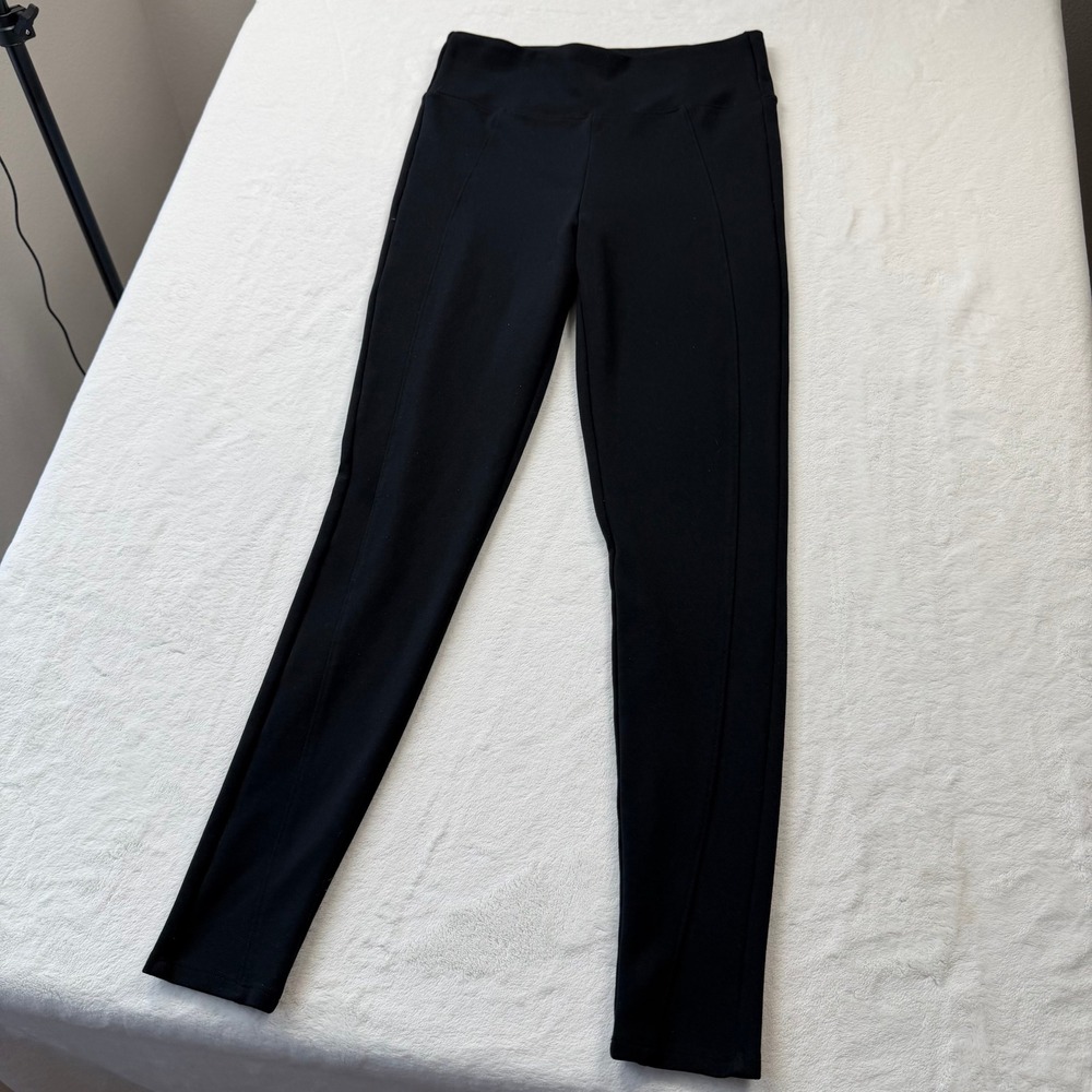 Adidas FL4915 Leggings Womens S Black Good High Waisted Front Seam Activewear - Picture 3 of 9